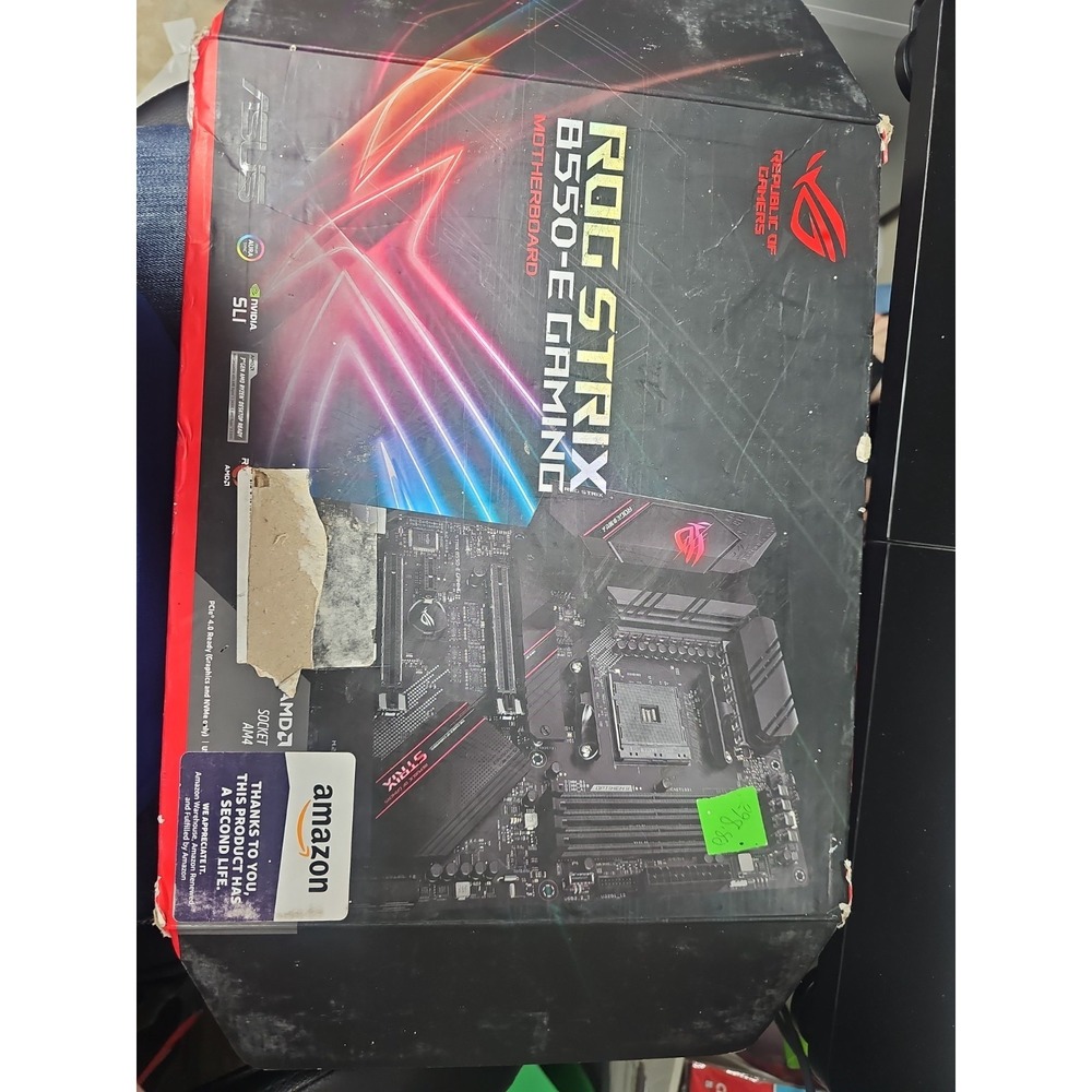 Asus Rog Strix B550-E Gaming AMD AM4 Ryzen CPU Motherboard Used